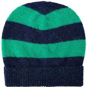 United Colors of Benetton Winteraccessoires voor dames, groen + donkerblauw 646, Eén maat