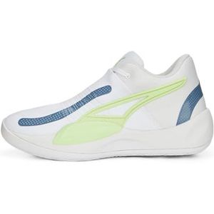 PUMA Rise Nitro basketbalschoen voor heren, Puma Witte diepe duik, 42 EU