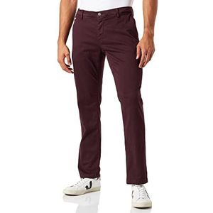 Replay Benni Hyperchino Color Xlite Jeans voor heren, 520 Deep Bordeaux, 27W x 30L