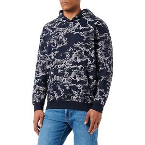 s.Oliver Sales GmbH & Co. KG/s.Oliver Heren sweatshirt lange mouwen met capuchon sweatshirt lange mouwen met capuchon, blauw, XL