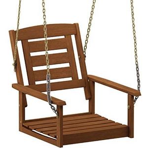 Furinno Tioman Hardwood Swing and Stand 1-Seater without Frame naturel
