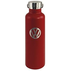 BRISA VW Collection Volkswagen Roestvrij staal Thermische Drinkfles, warm/koud, 735ml – Rood