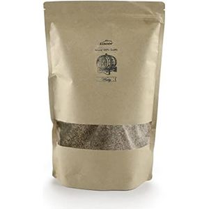 Lacor - 69567 – voedselrookker, rookmeel om te roken, eikenhout, 100% natuurlijk, whisky-smaak: geeft een zachte en aromatische smaak, 500 g