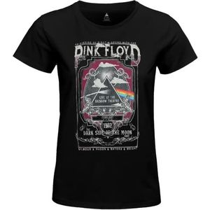 cotton division T-shirt dames, Zwart, M