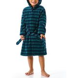 Schiesser Jongens badjas - velours, donkergroen, 92 cm