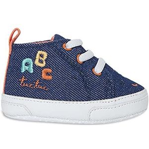 Tuc Tuc Denim-sportschoenen voor kinderen, blauw, alfabet FW21, schoenen, 3 maanden EU