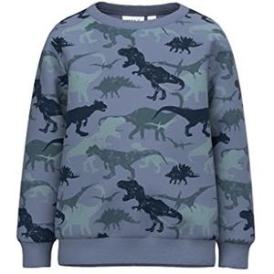 NAME IT Baby Boys NMMTELLE LS SWE BRU PB Sweatshirt, Wild Wind, 86, wilde wind, 86 cm