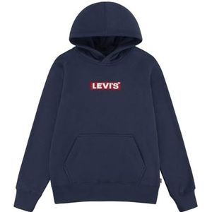Levi's LVN Boxtab Pullover 8ej761 Hoodie voor jongens, jurk, blauwtinten, 5 Jaar