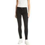 REPLAY Dames Jeans New Luz Power Stretch, Black 098 (zwart), 25W/28L, 098 Black, 25W / 28L