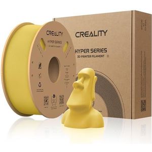 Creality Hyper PLA High Speed Filament, 3D-printerfilament, 1,75 mm, 3D-printfilament voor hogesnelheidsprinten, maatnauwkeurigheid +/-0,02 mm, 1 kg/spoel, goud