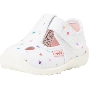 Superfit Baby - meisjes Spotty pantoffels, wit, meerkleurig 1010, 18 EU Breed