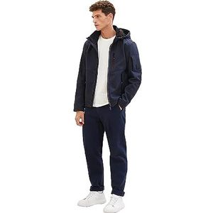 TOM TAILOR Sofshelljas voor heren met binnenvoering van fleece, 10668-sky Captain Blue, XXL