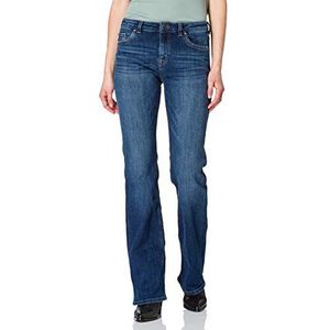 ESPRIT Bootcut Superstretch jeans voor dames, Blue Dark Washed., 27W x 32L
