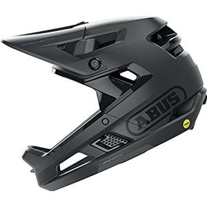 ABUS Fullface-helm AirDrop MIPS - MTB: Downhill, Freeride en Enduro - mountainbike-helm met geoptimaliseerde ventilatie en Ambient Sound Channel - voor volwassenen zwart, maat L/XL