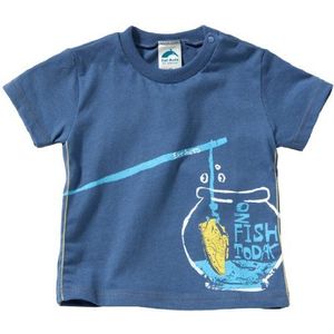 Sanetta Baby - Jongens T-Shirt 123124, blauw (5139), 86 cm