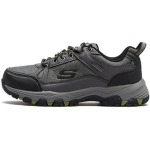 Skechers Wandelschoen Selmen Cormack heren Sneaker , Houtskool leer W synthetisch gaas , 43 EU