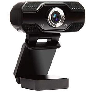 Webcam Voor PC met Microfoon, 1080p USB Web Cam Plug and Play voor HD Video Conference Calling, Skype, Zoom, voor PC en Laptop Windows, Android, iOS en Linux