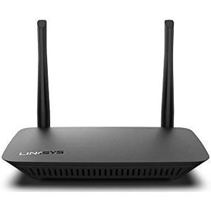 Linksys E5400 dual-band WiFi 5 WLAN-router (AC1200) - draadloze internetrouter voor gamen en streamen met snelheden tot 1,2 Gbps, 4 Ethernet-poorten, ouderlijk toezicht en gasttoegang