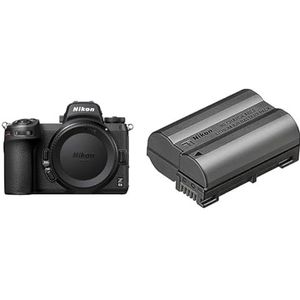 Nikon Z6 II Compact Systeemcamera Behuizing - 24,5 MP FULL-FRAME sensor - 14 bps - 2 kaartslots - Grote Z lens - 4K video - VOA060AE - Zwart & Nikon EN-EL15c accu