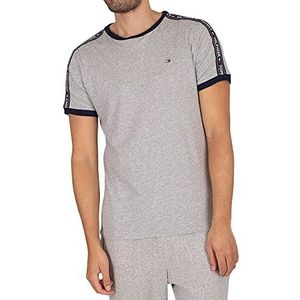 Tommy Hilfiger Heren T-shirts met korte mouwen, grijs (grey heather), XL