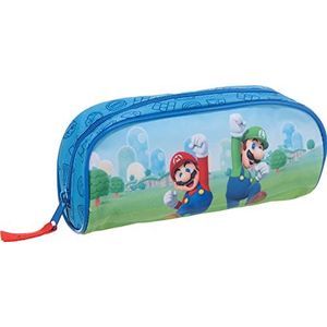 Undercover Super Mario pennenetui - pennenetui voor school - stijlvol etui met Mario-motief - pennenetui voor tieners - ideaal voor de eerste schooldag - Mario Kart fanartikel