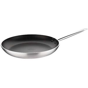 Vogue FB694 Non-Stick Teflon Aluminium Inductie Koekenpan, 60mm x 400mm, Zilver