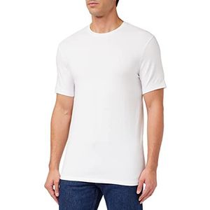 Armani Exchange Heren Pima ronde hals T-shirt, wit, XL