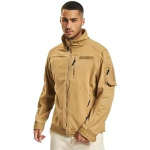 Brandit Fleecejack, ripstop bondsweer, tactische fleece jas, outdoor, army, camel, XXL