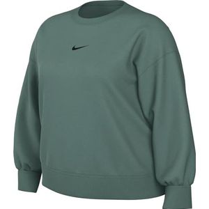 Nike Dames Sweatshirt Sportswear Phnx FLC Os Crew Plus, Bicoastal/Black, DV4976-361, 2X-S