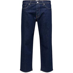 SELECTED HOMME Jeansbroek voor heren, donkerblauw (dark blue denim), 33W / 32L