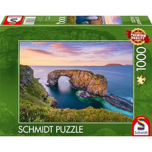 Schmidt Spiele 59772 Ireland, Co.Donegal, Fanad, Pollet Sea Arch, puzzel met 1000 stukjes, kleurrijk