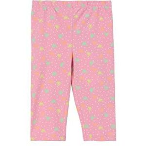 s.Oliver Capri leggings voor meisjes met allover print, roze 43a4, 116 cm