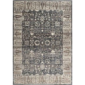 Safavieh Modieus tapijt, VAL118, geweven polyester, grijs/lichtgrijs, 120 x 180 cm