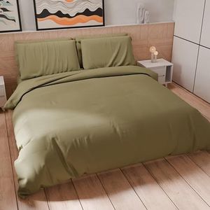 PETTI Artigiani Italiani - Dekbedovertrek - Modder - Frans Bed - Microvezel - 100% Made in Italy