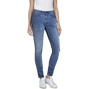 Replay Dames Luzien Forever Blue Jeans, 009, medium blue., 26W x 28L