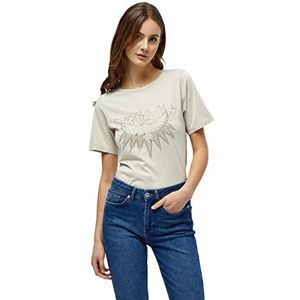 Desires Hanitas T-shirt voor dames, Oestergrijs, M