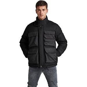 G-STAR RAW Field Puffer jas voor heren, zwart (Dk Black C897-6484), L