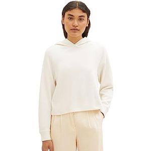 TOM TAILOR Denim Sweatshirt voor dames, 10348 - Gardenia White, M