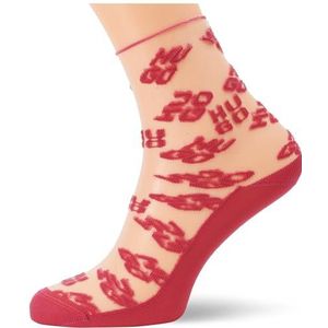 BOSS Qs Hugo Love Pa W Quarter Socks voor dames, Medium Roze 663, 36-42 EU