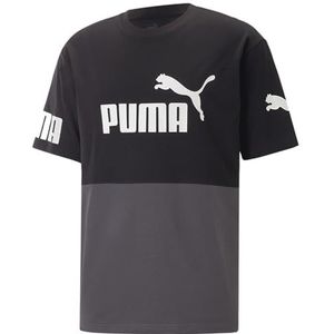 PUMA Heren Power Colorblock T-shirt