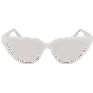 Calvin Klein Dames CKJ23658S zonnebril, wit, eenheidsmaat, Wit, one size