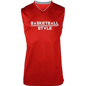 Basketbalshirt voor dames, rood, maat L, Rood, L