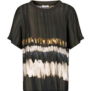 GERRY WEBER Damesblouse, groen/ecru/wit, 34