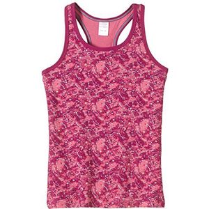 Schiesser Racerback top onderhemd voor meisjes, rood (pink 504), 164 cm