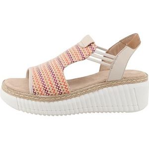 Tom Tailor Dames 9590240002 sleehaksandalen, roze-multi, 36 EU, Pink Multi, 36 EU