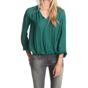 Esprit Regular Fit blouse voor dames met manchetten