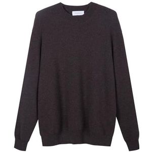 Diana Studio - Kraag van kasjmier en wol, heren, lange mouwen, casual fit, bruin, S, Bruin, S-XXL