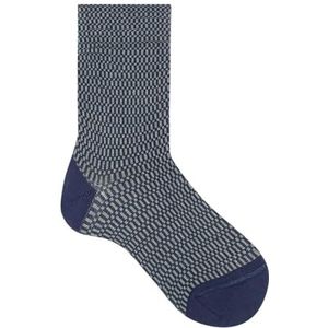 KUNERT Dames sok Honeycomb Fashion gentian blue 35-38, gentian blue, 35-38 EU