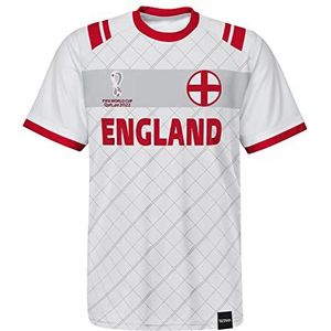 FIFA Jongens Official World Cup 2022 Classic Short Sleeve-Engeland T-shirt, Wit, X-Large, wit, 13 Jaren