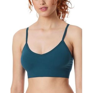 Naadloze bustier met uitneembare pads - casual naadloos, Petrol_181102, L